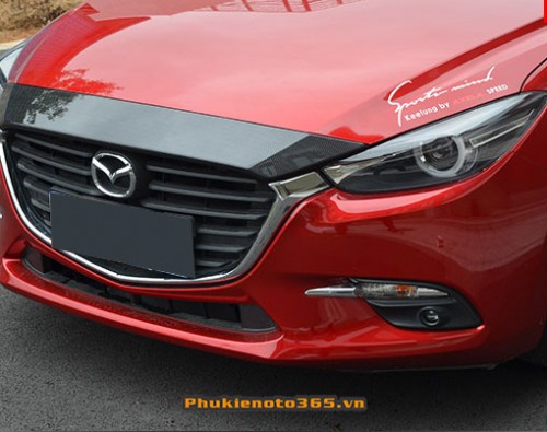 Ốp nắp capo trước Mazda 3 2017-2018